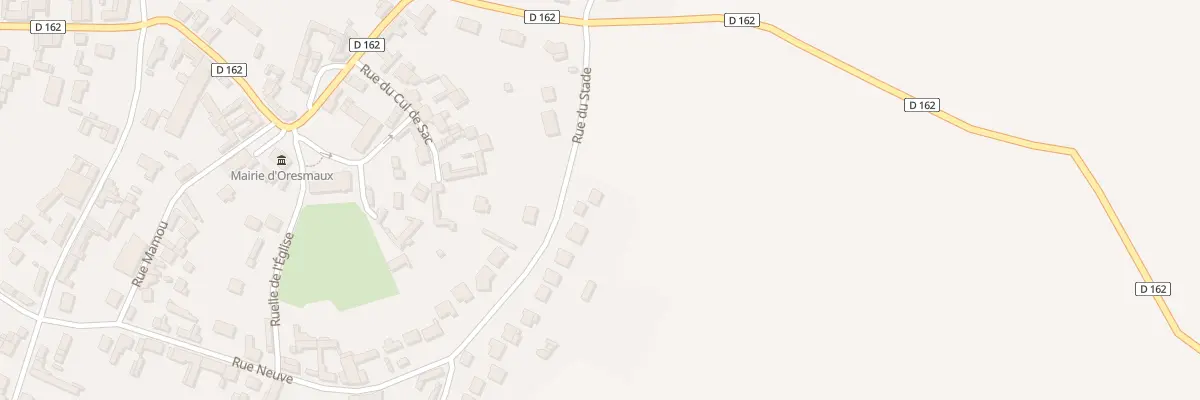 Plan du 5054F Rue du Stade à Oresmaux