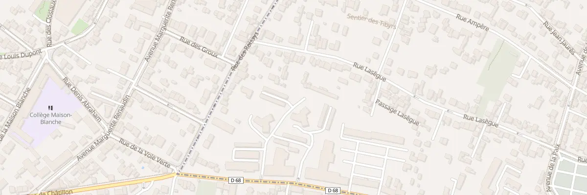 Plan du 110 Rue Pierre Brossolette à Châtillon