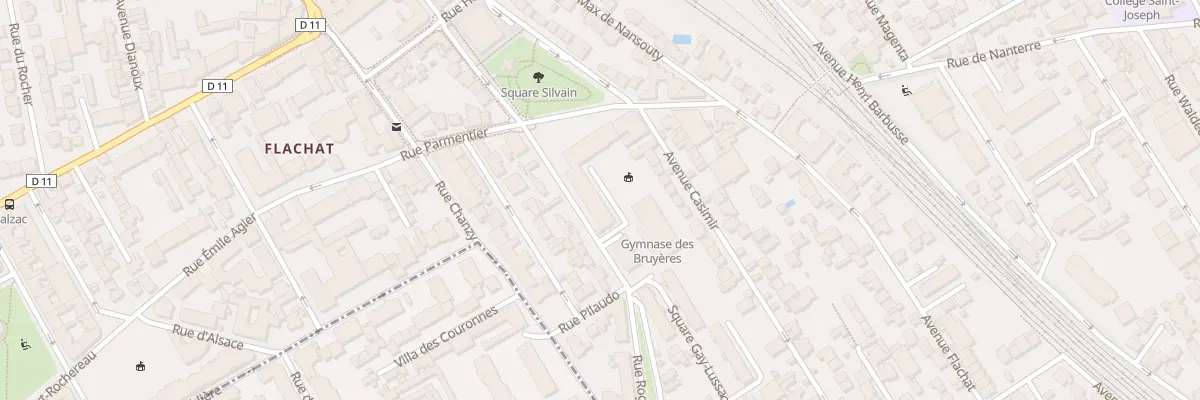 Plan du 9 Rue Parmentier à Asnières-sur-Seine