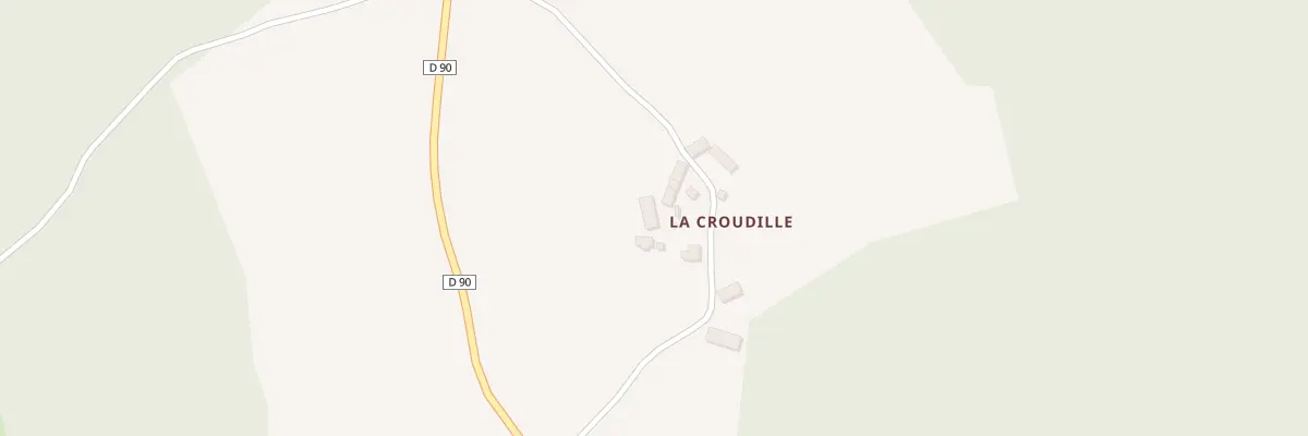 Plan du 5088 La Croudille à Saint-Georges-Nigremont