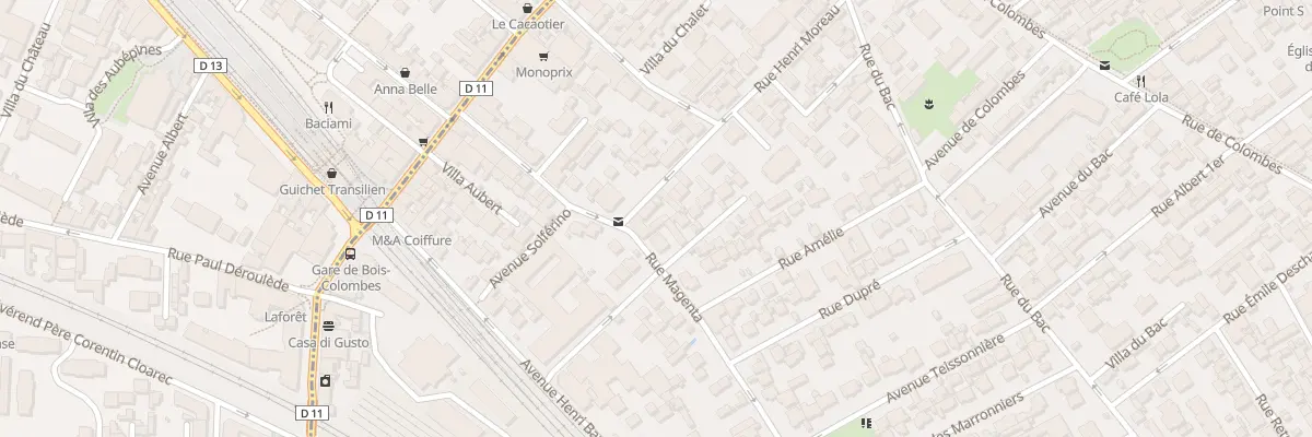 Plan du 2 Rue Henri Moreau à Asnières-sur-Seine