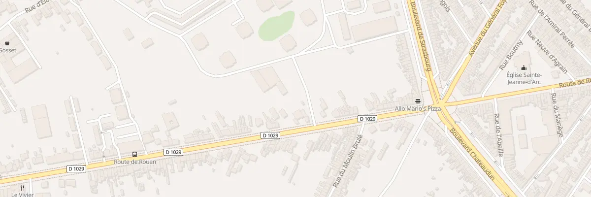 Plan du 392 Rue de Rouen à Amiens