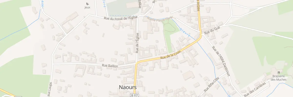 Plan du 1 Rue de la Croix à Naours