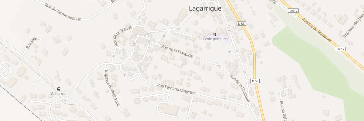Plan du 14 Rue de la Plantade à Lagarrigue