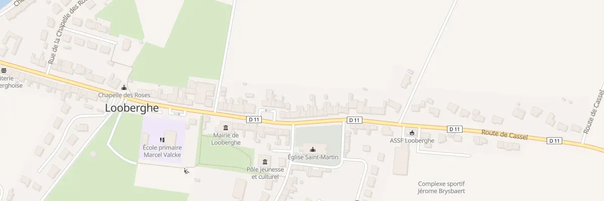 Plan du 521 Rte de Cassel à Looberghe
