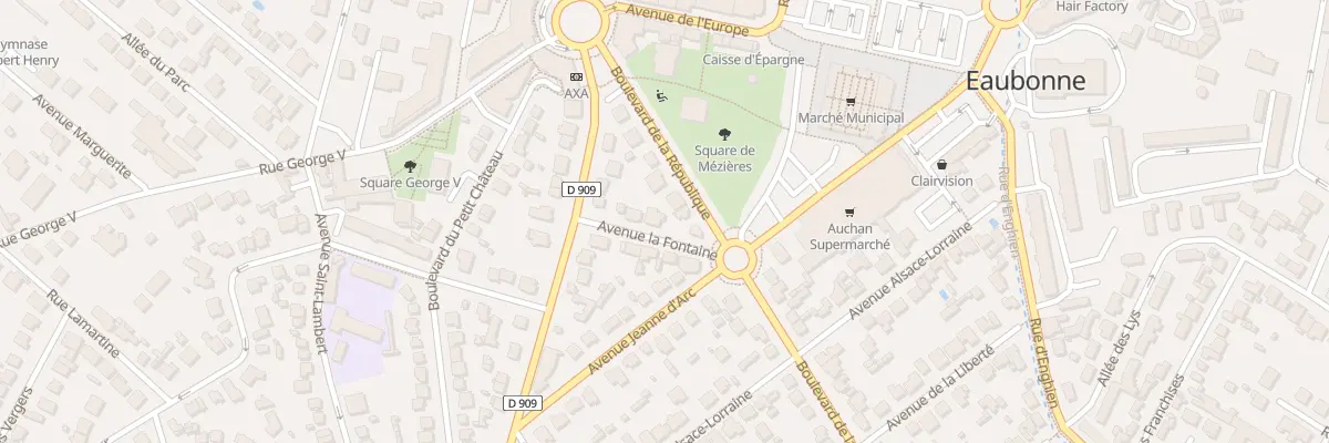 Plan du 5 Rue la Fontaine à Eaubonne