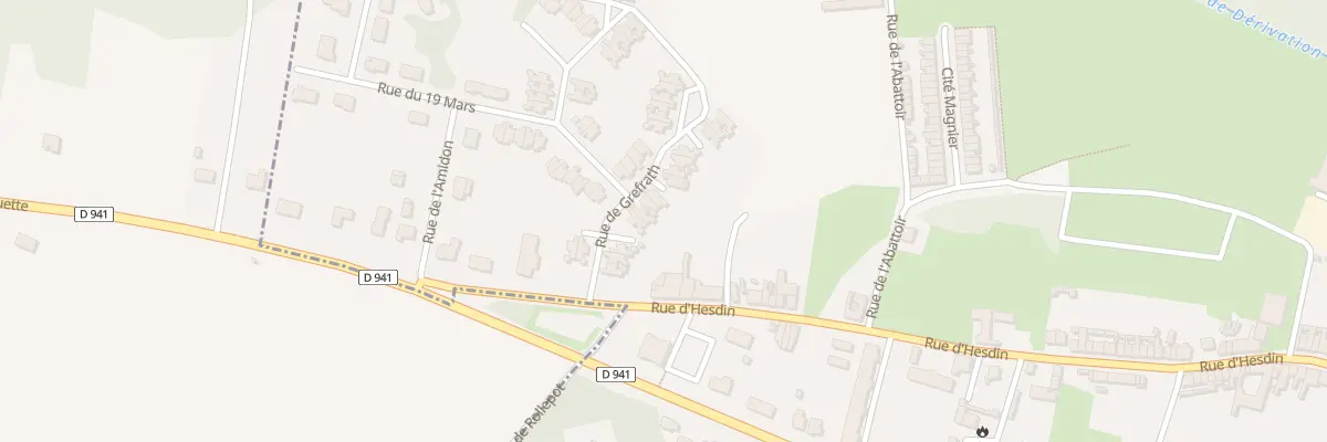 Plan du 12 Rue de Grefrath à Frévent