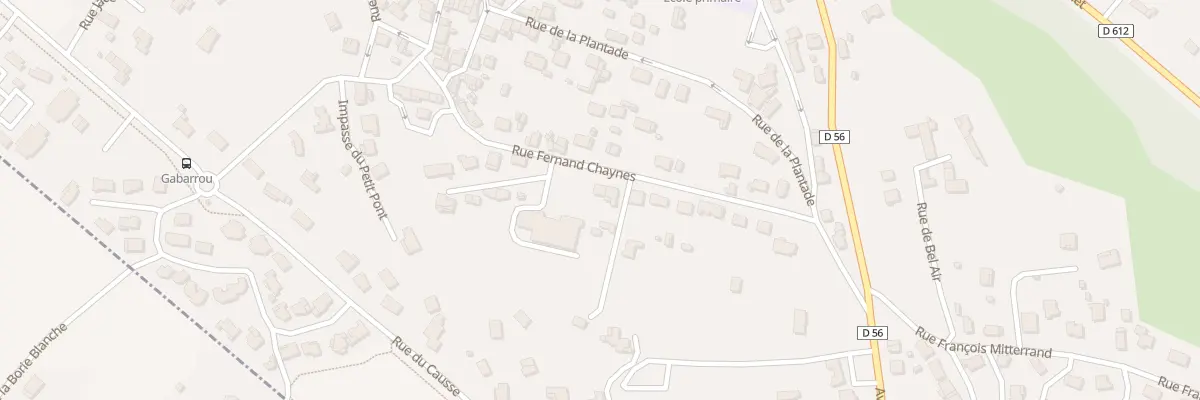 Plan du 12 Rue Fernand Chaynes à Lagarrigue