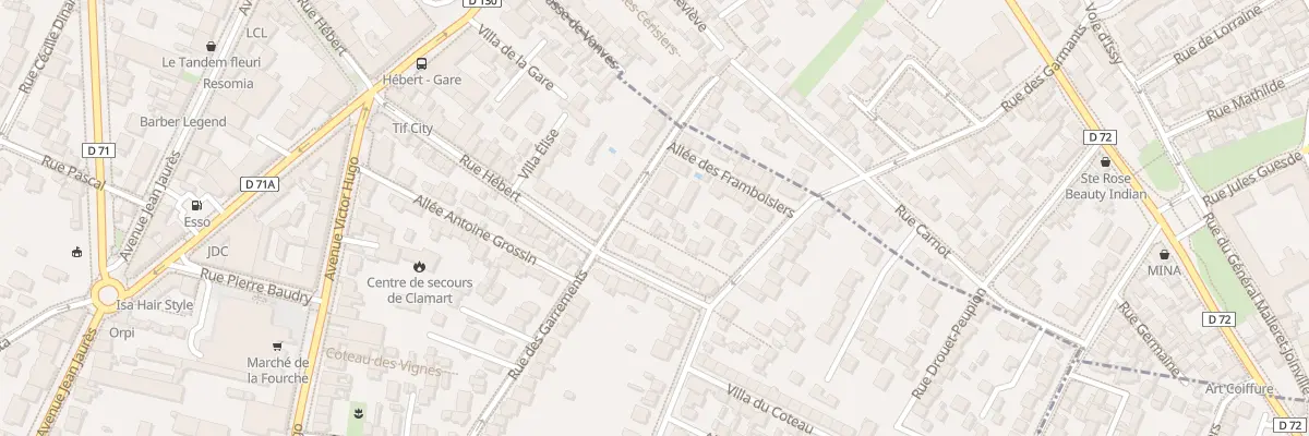 Plan du 68 Rue des Garrements à Clamart