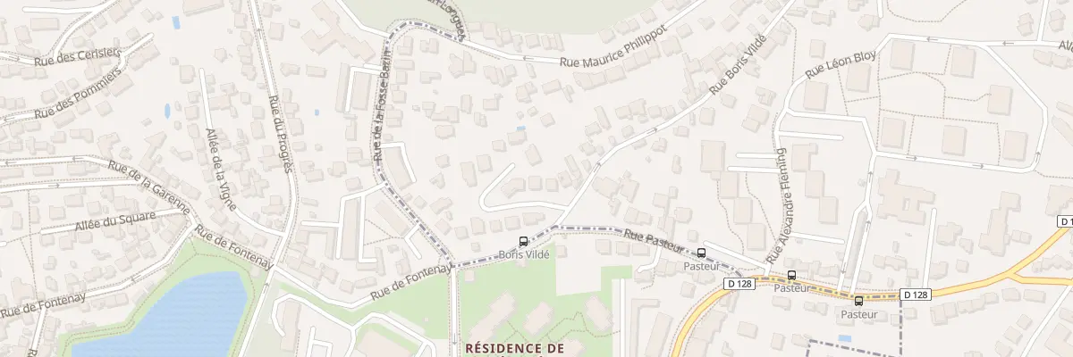 Plan du 4 Rue du Professeur Leriche à Fontenay-aux-Roses