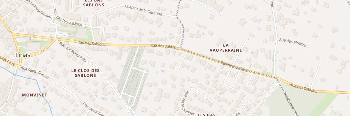 Plan du 32 Rue des Sablons à Linas