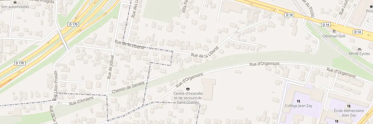 Plan du 43B Rue de la Liberté à Saint-Gratien