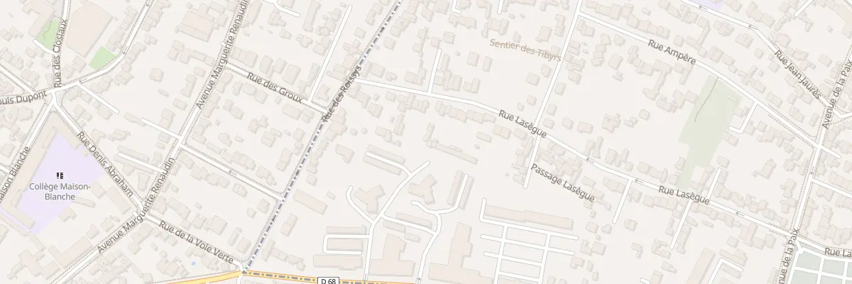 Plan du 133T Rue Lasègue à Châtillon