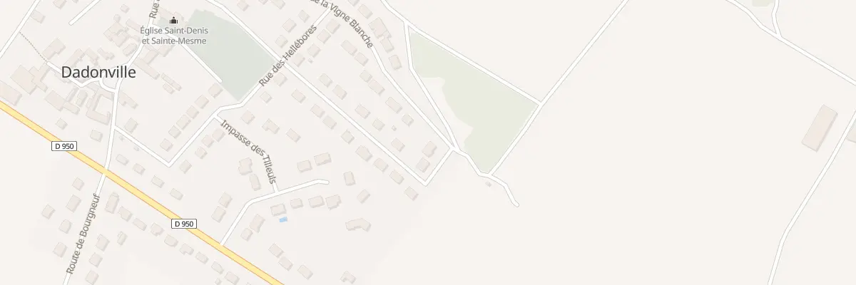 Plan du 13 Rue de la Vigne Blanche à Dadonville