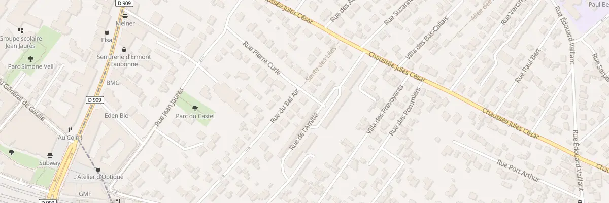 Plan du 3 Rue du Bel Air à Eaubonne