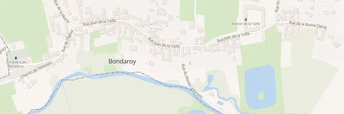 Plan du 36 Rue Jean de la Taille à Bondaroy
