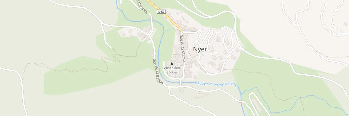 Plan du 48 Le Village à Nyer