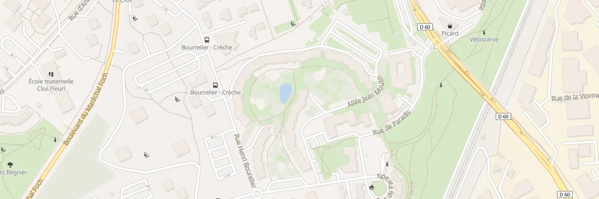 Plan du 3 Rue Henri Bourrelier à Verrières-le-Buisson