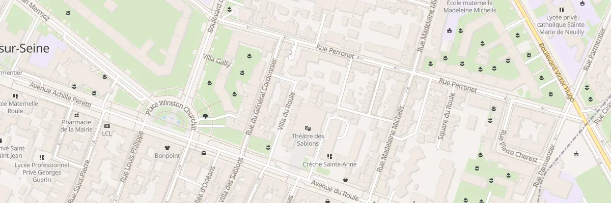 Plan du 22 Vla du Roule à Neuilly-sur-Seine
