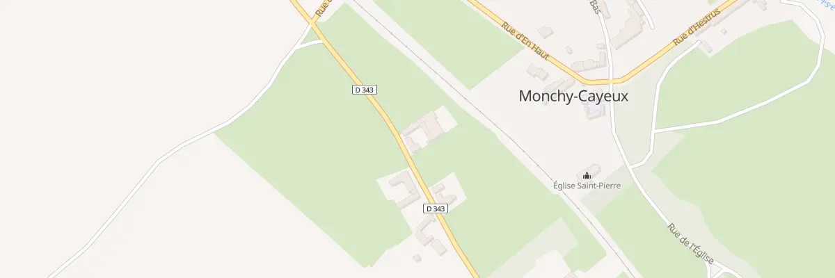 Plan du 1 Rte Nationale à Monchy-Cayeux