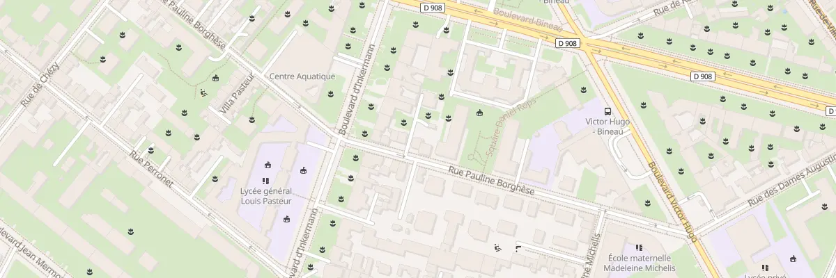 Plan du 32 Rue Pauline Borghése à Neuilly-sur-Seine