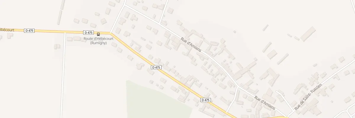 Plan du 25 Rue d’Amiens à Rumigny