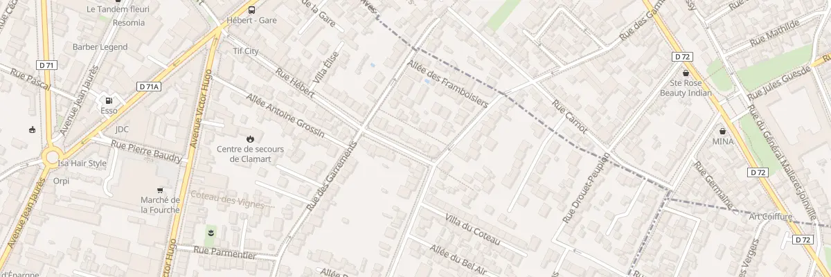 Plan du 63 Rue Hébert à Clamart