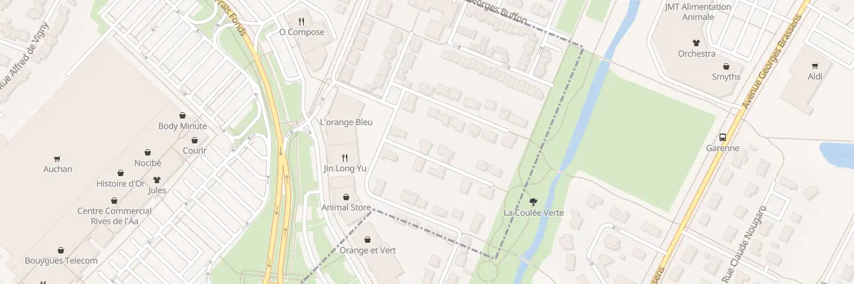 Plan du 2 Rue Georges Bernanos à Longuenesse