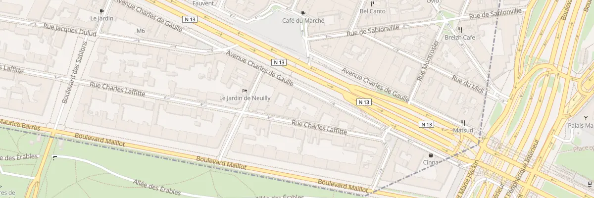 Plan du 57 Av Charles de Gaulle à Neuilly-sur-Seine