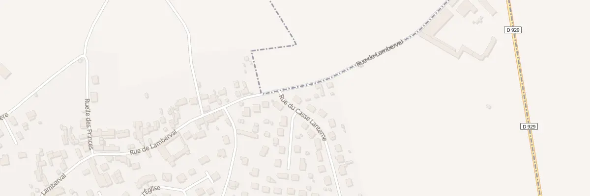 Plan du 1 Rue du Casse Lanterne à Fresnoy-en-Thelle