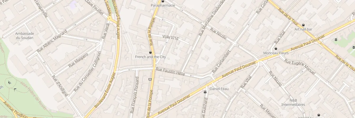 Plan du 48 Rue Marceline Desbordesvalmore à Paris 16e Arrondissement