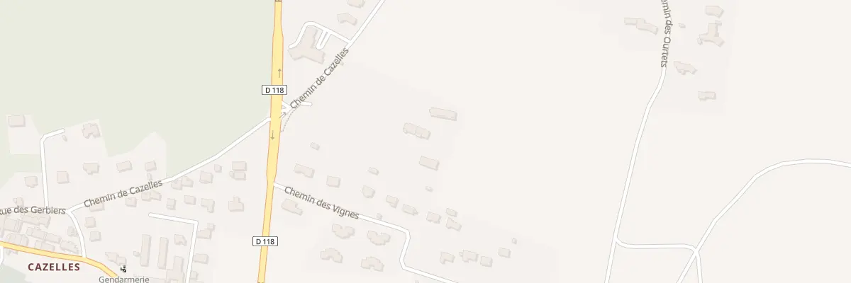Plan du 5312 Plaine de Cazelles à Cuxac-Cabardès
