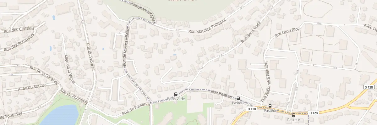 Plan du 112 Rue Boris Vildé à Fontenay-aux-Roses