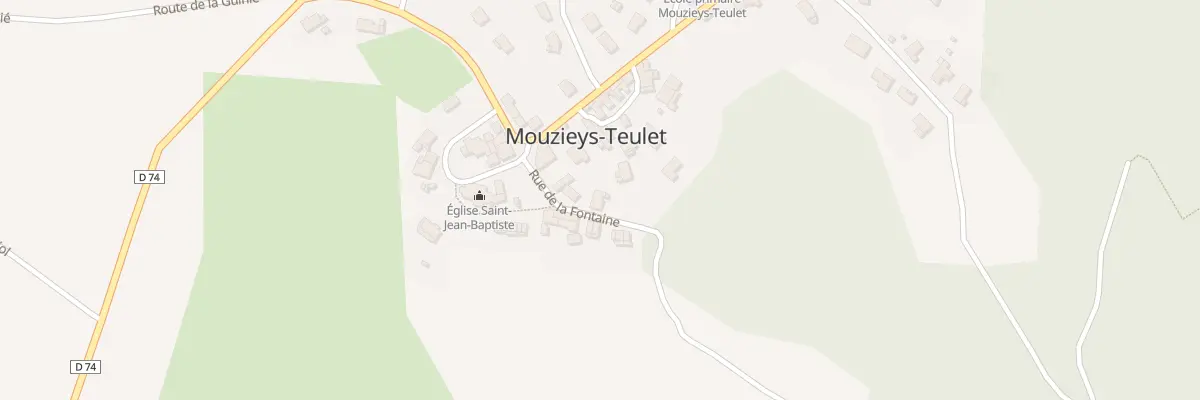 Plan du 45 Rue de la Fontaine à Mouzieys-Teulet
