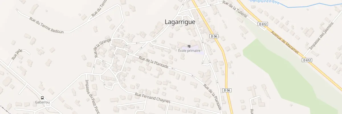 Plan du 9 Rue de la Plantade à Lagarrigue