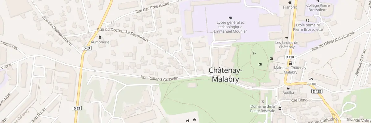 Plan du 40 Rue du Docteur le Savoureux à Châtenay-Malabry
