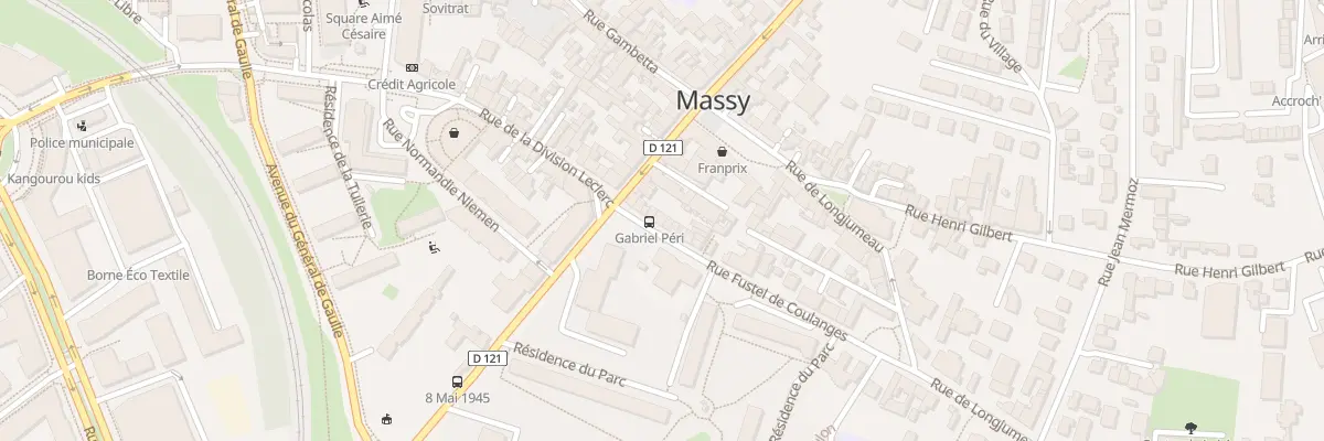 Plan du 3B Rue Fustel de Coulanges à Massy