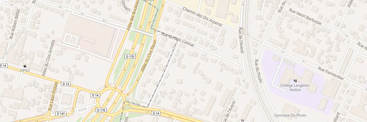 Plan du 35 Rue du Bois Catinat à Saint-Gratien