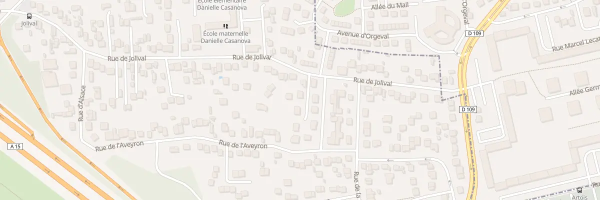 Plan du 70 Rue de Jolival à Argenteuil
