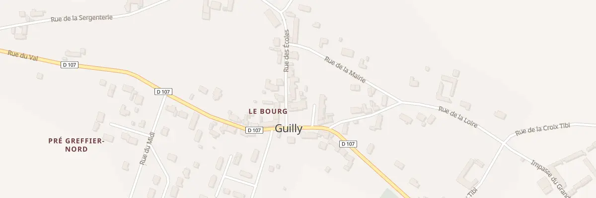 Plan du 5042 Le Bourg à Guilly