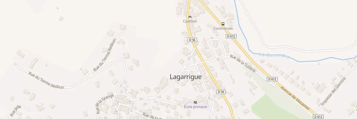 Plan du 8 Rue de la Mairie à Lagarrigue