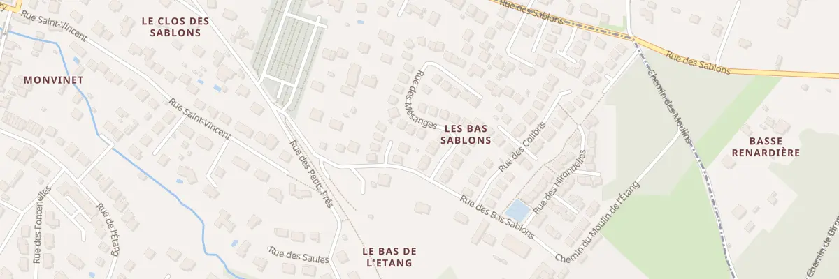 Plan du 11 Rue des Mésanges à Linas