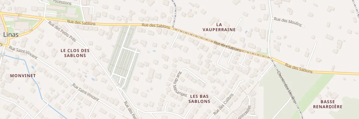 Plan du 31 Rue des Mésanges à Linas
