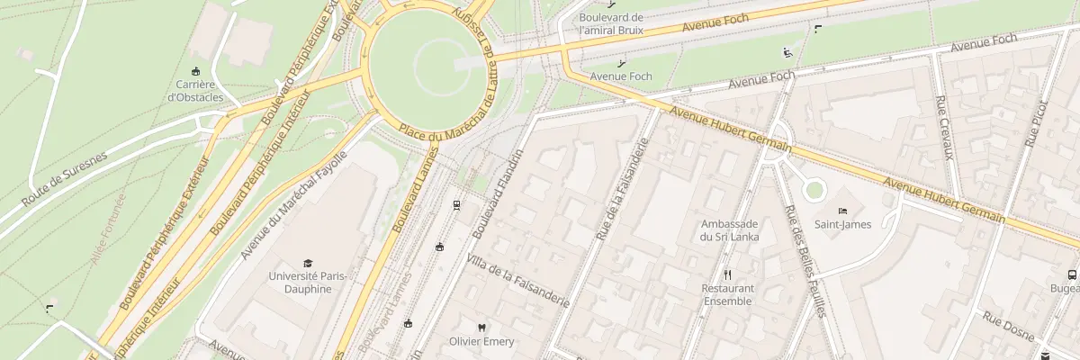 Plan du 83 Av Foch à Paris 16e Arrondissement