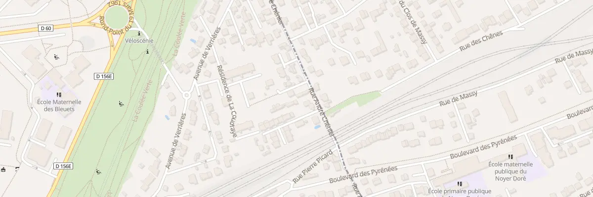 Plan du 18 Rue Andre Chenier à Massy