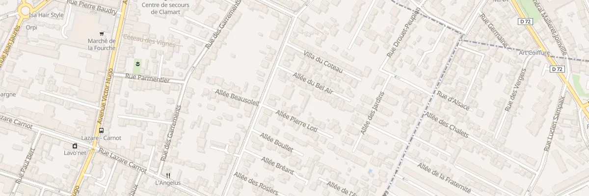Plan du 182 Av Marguerite Renaudin à Clamart
