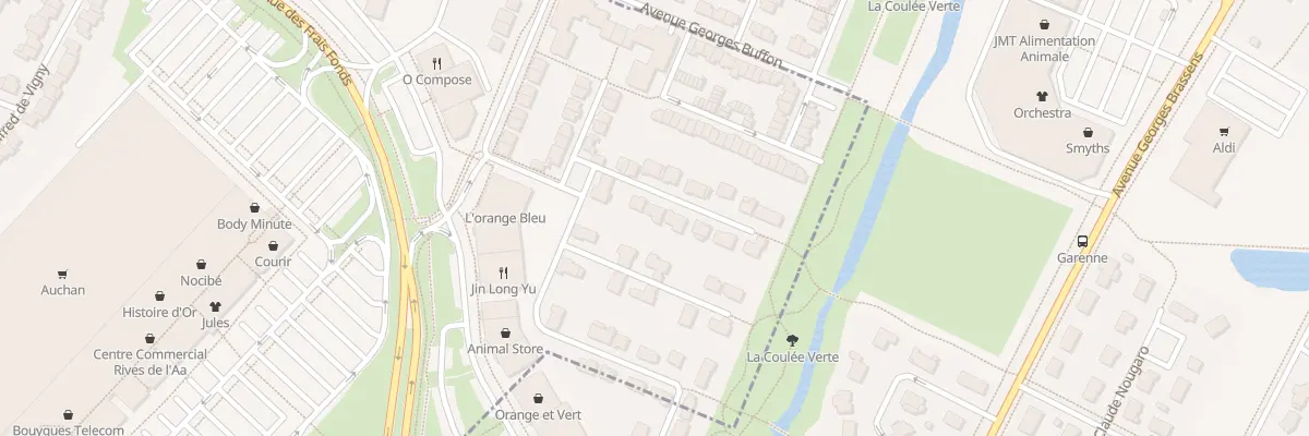 Plan du 7 Rue Maxence Van Der Meersch à Longuenesse