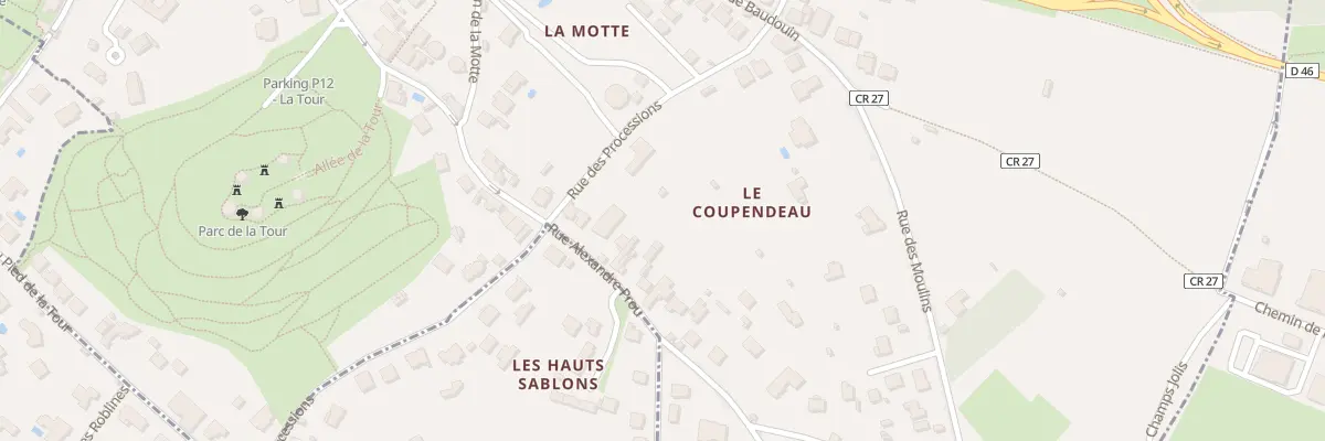 Plan du 17 Rue Alexandre Prou à Montlhéry