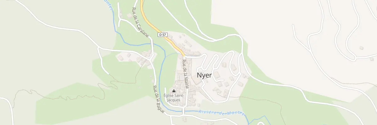 Plan du 33 Le Village à Nyer