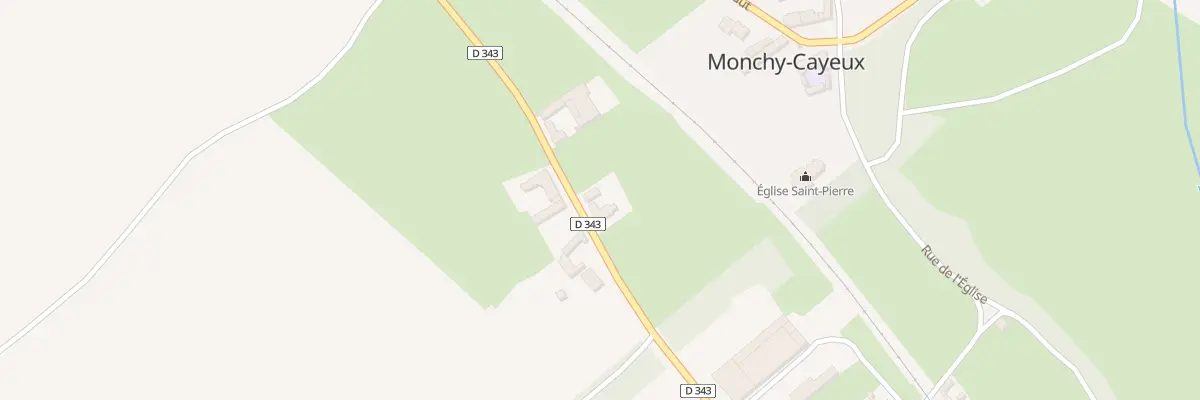 Plan du 3 Rte Nationale à Monchy-Cayeux